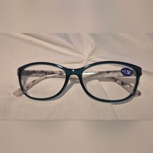 Women’s Teal Reading Glasses +1.50